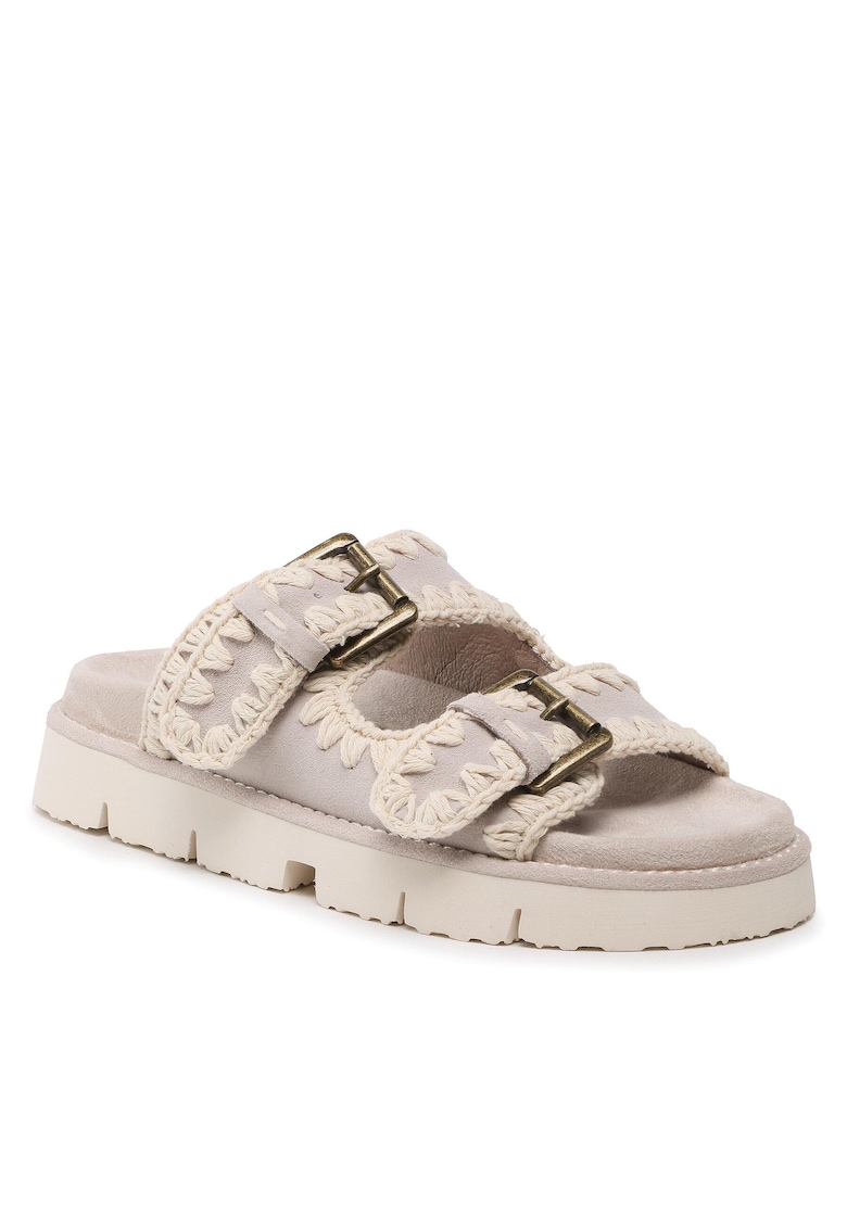 Sandale dama - Chalk - cu catarame - bej -