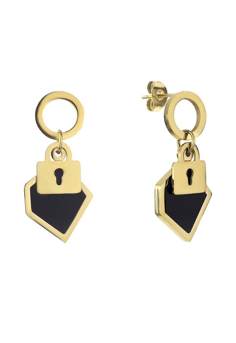 Cercei drop placati cu aur de 18K Elianna