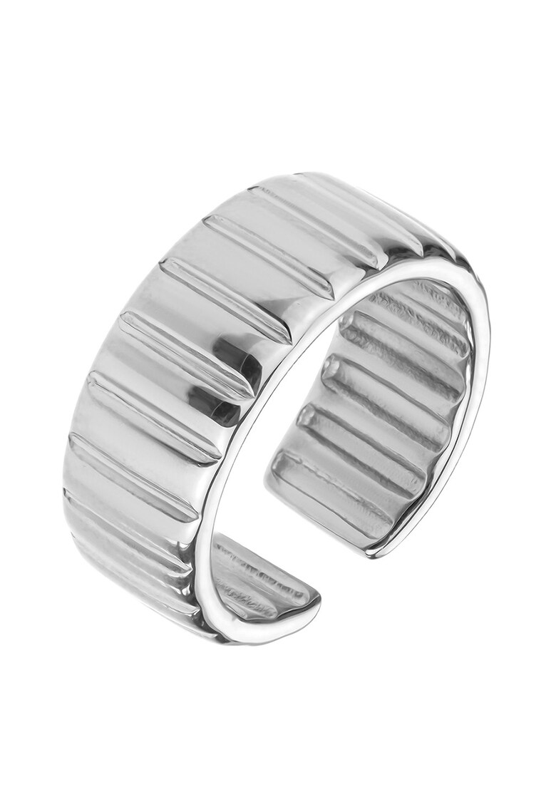 Inel ajustabil din otel inoxidabil - Argintiu