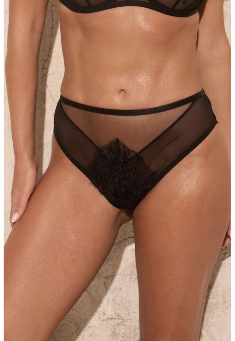 Chiloti brazilieni cu broderie Bird