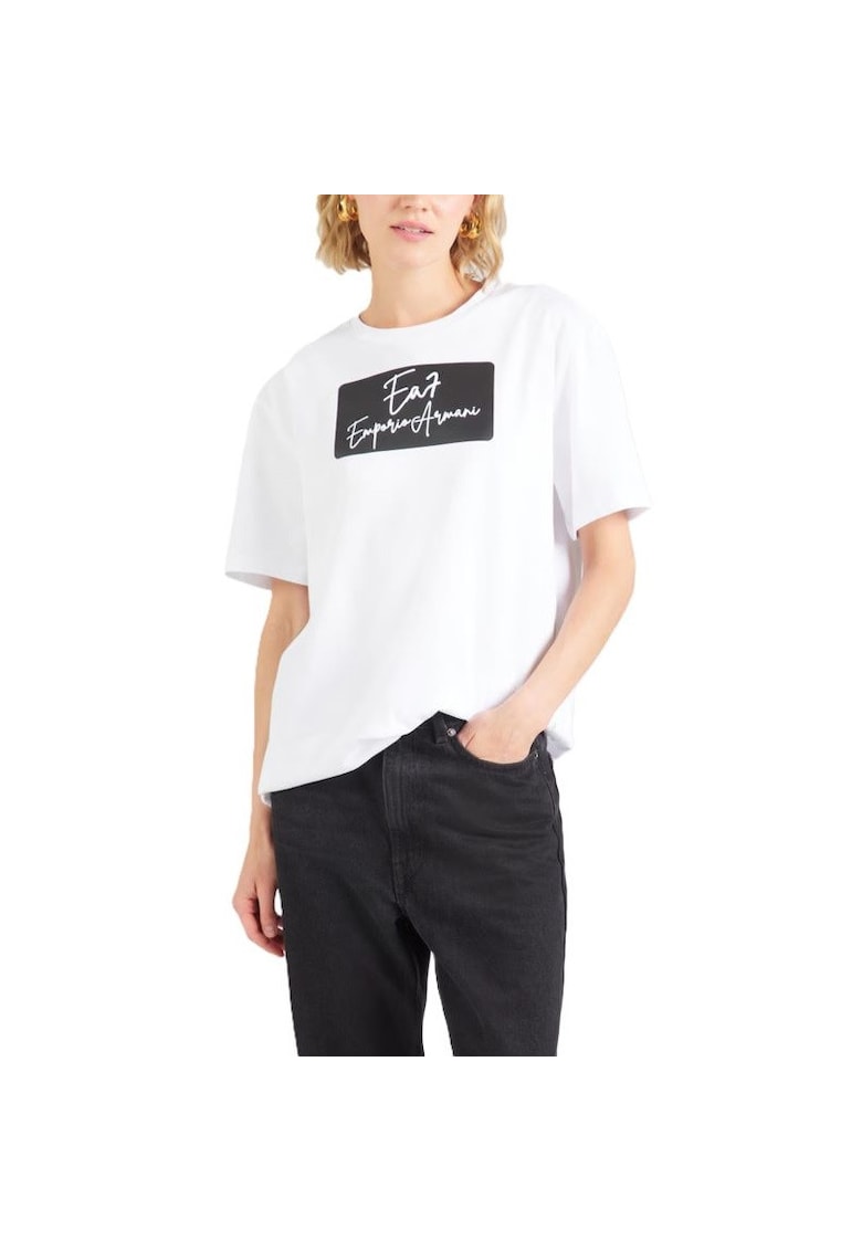 Tricou TRAIN LOGO SERIES W TEE SS BOX LOGO CROSSOVER-7W000723-AF12957-U0002