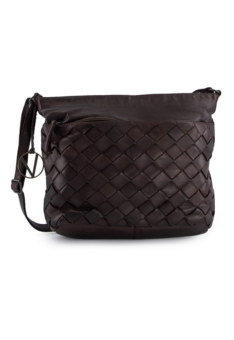 Geanta piele cu aspect texturat26x36
