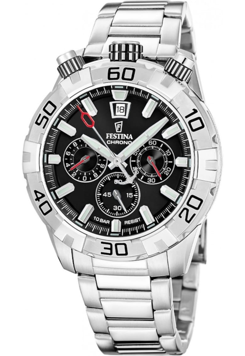 Ceas de barbati 20743/6 din otel - sport - rezistent la apa
