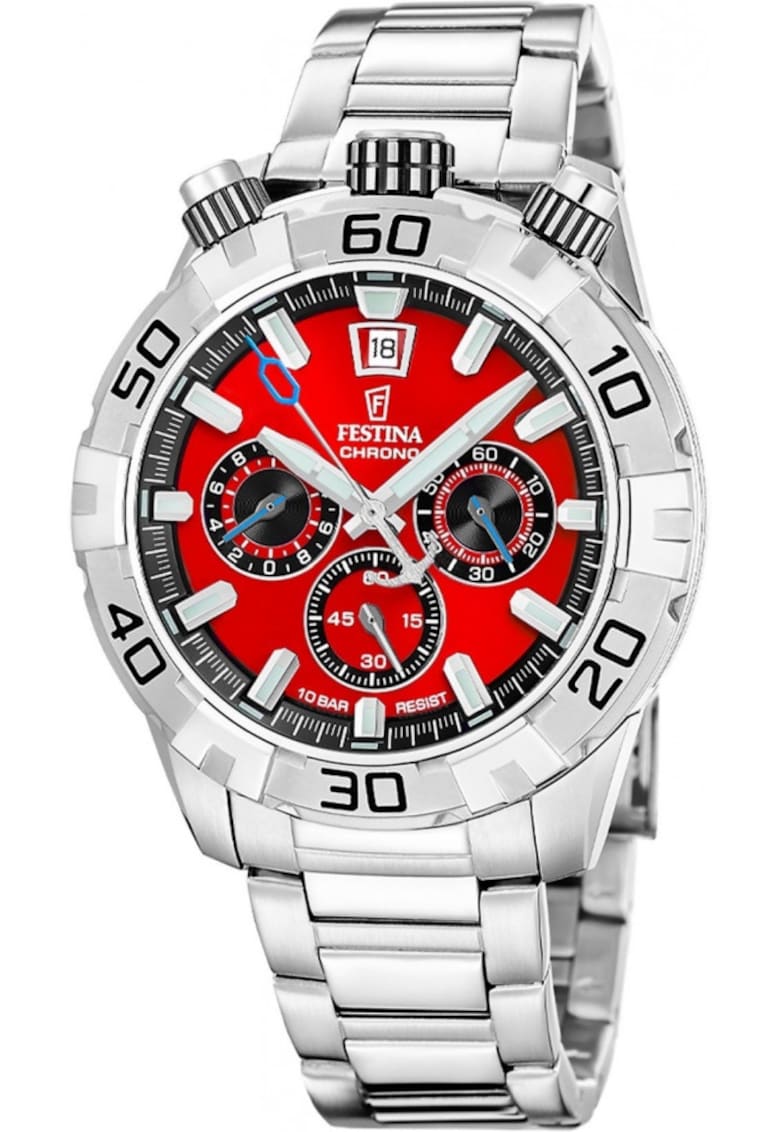 Ceas de barbati 20743/5 rosu sportiv pentru inot