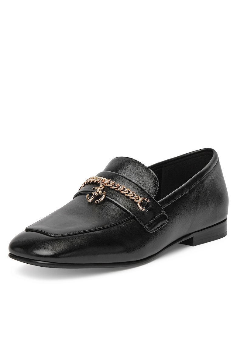 Mocasini dama negru - piele naturala