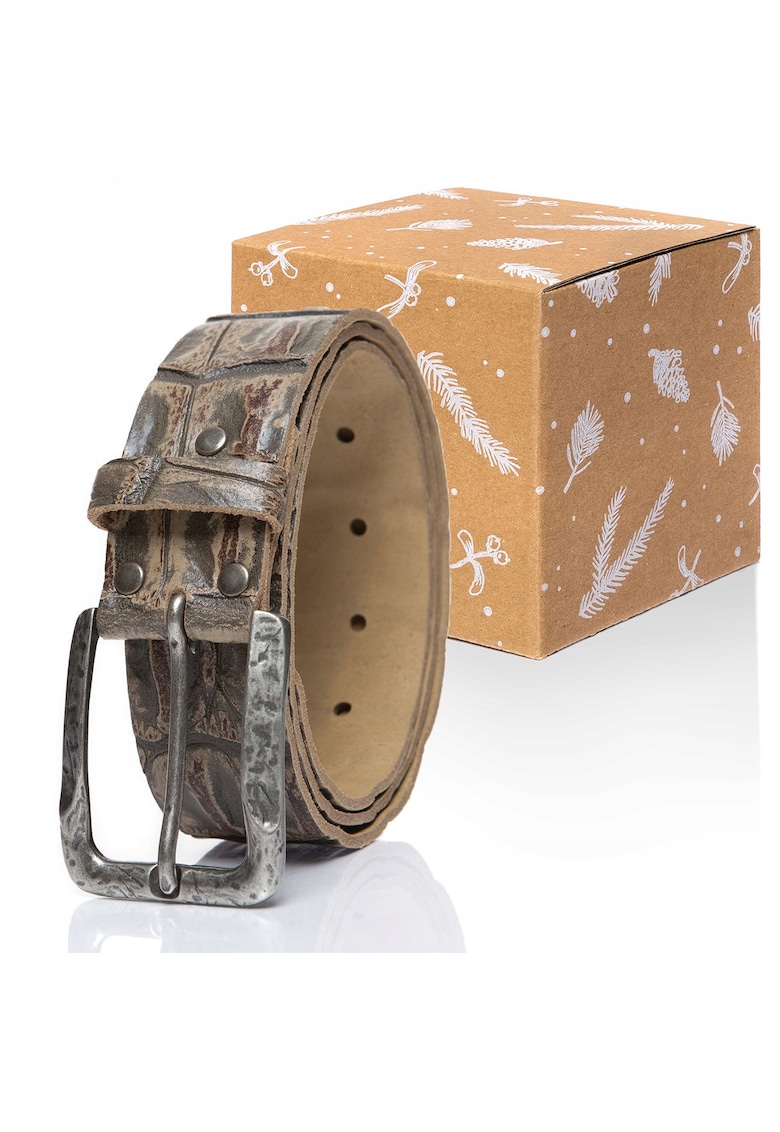 Curea Din Piele - Sopo-Mus104 - 100% Piele Naturala - Maro - Latime: 4 - Lungime: 100 - Maro