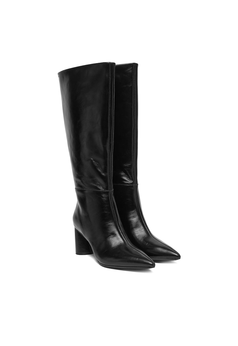 Cizme dama Gracey - piele naturala - negru
