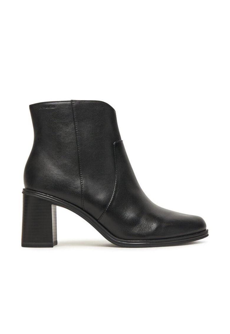 Botine dama 1-25360-45 - piele naturala - negru -