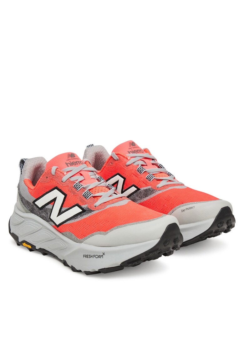 Pantofi sport barbati Hierro - gri-portocaliu - textil