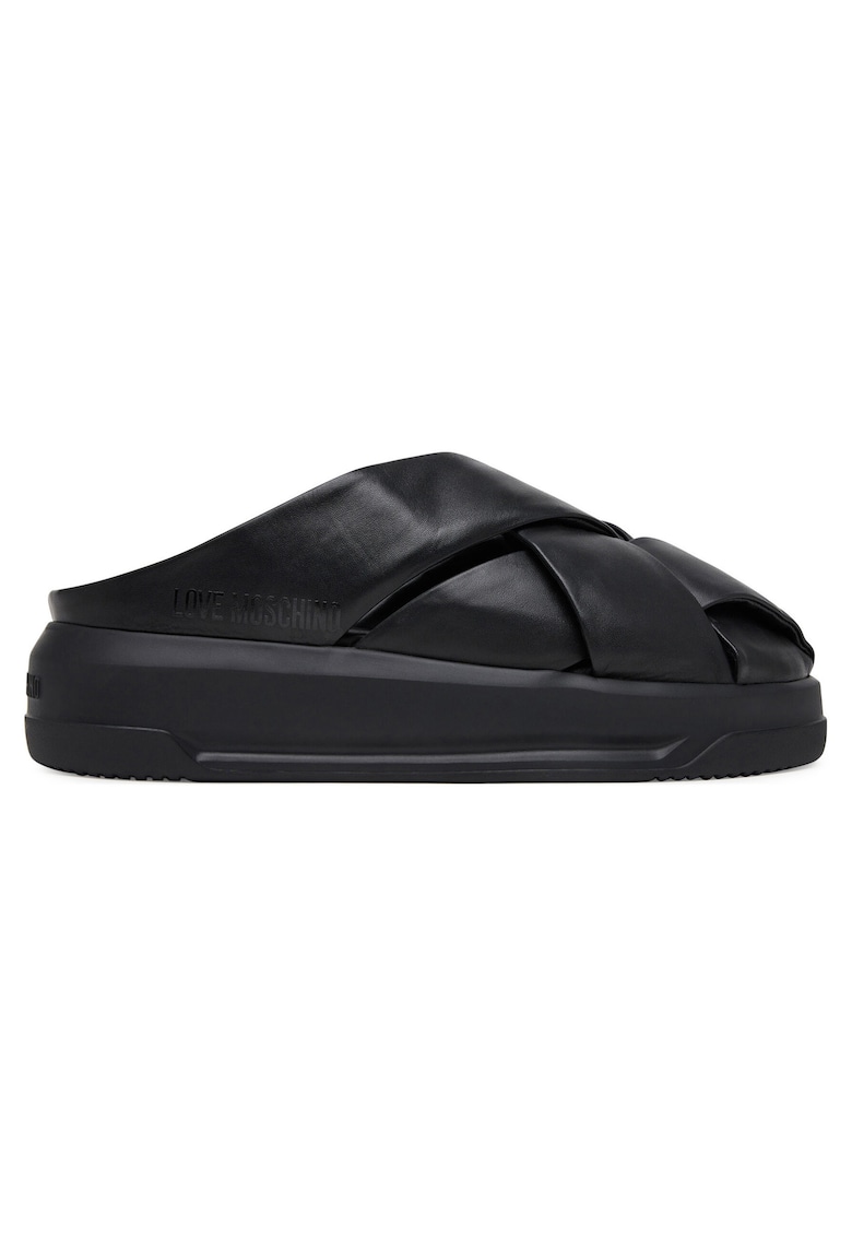 Slapi pentru dama JA15555G0MIE0000 - piele ecologica - negru