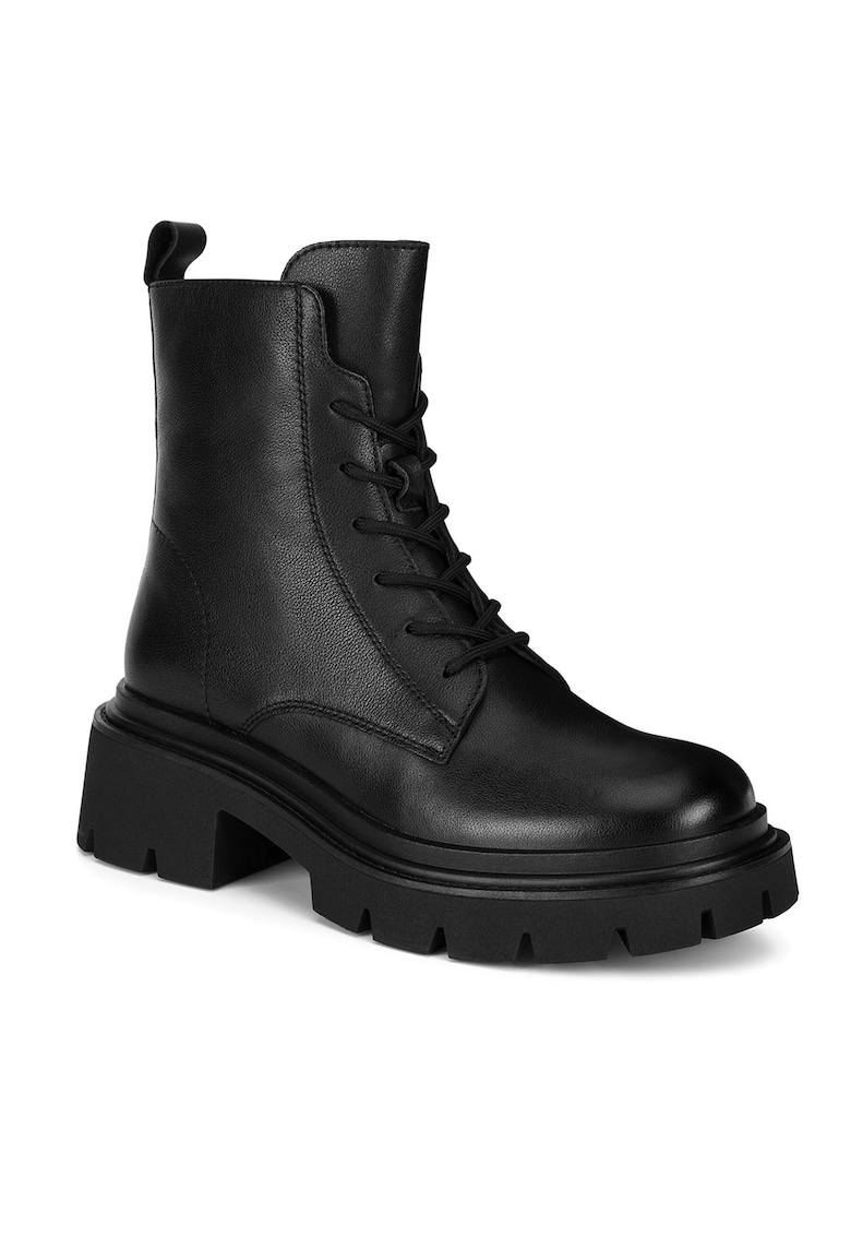 Ghete dama - C-WFA3113-1Z - piele naturala - negru