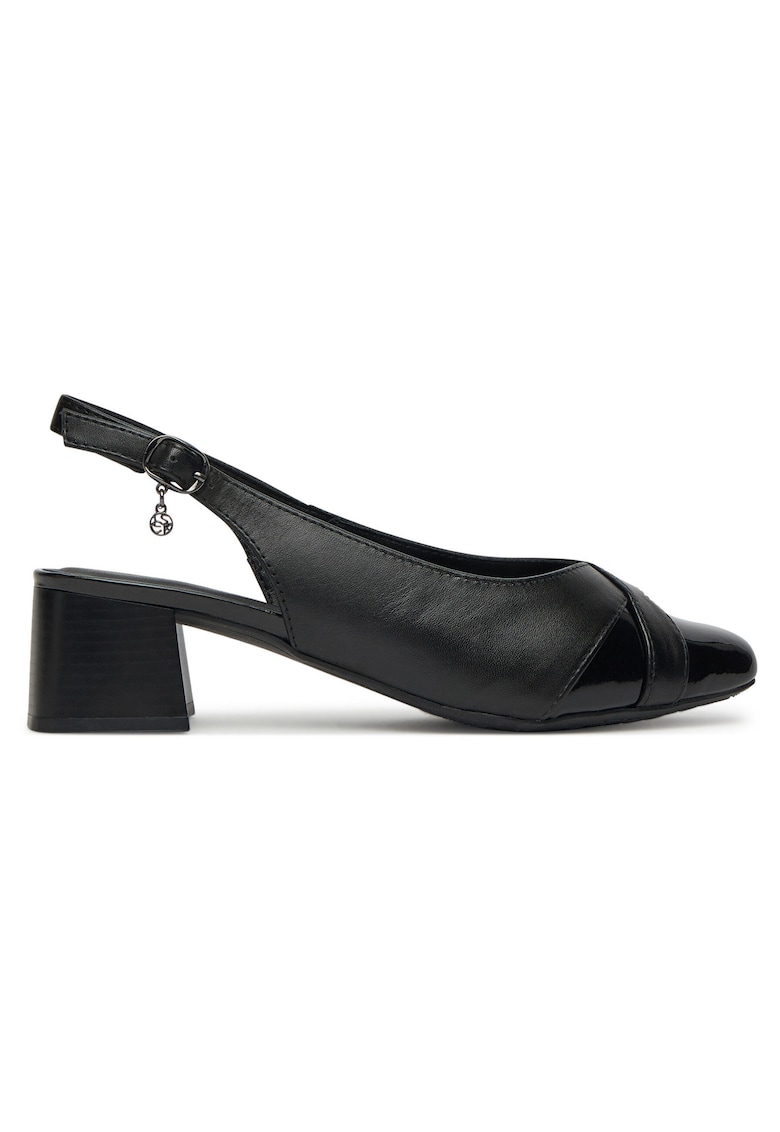 Sandale dama - RST-AGNES-12 - piele naturala - negru