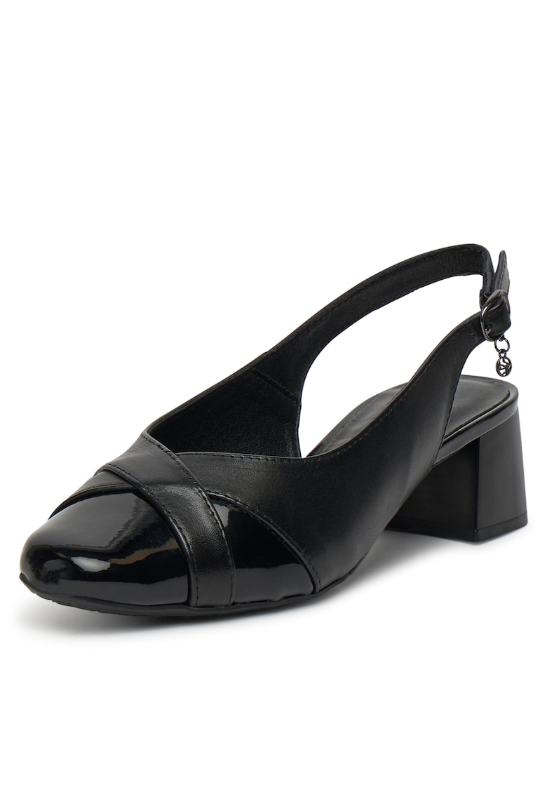 Pantofi dama - piele naturala - negru -