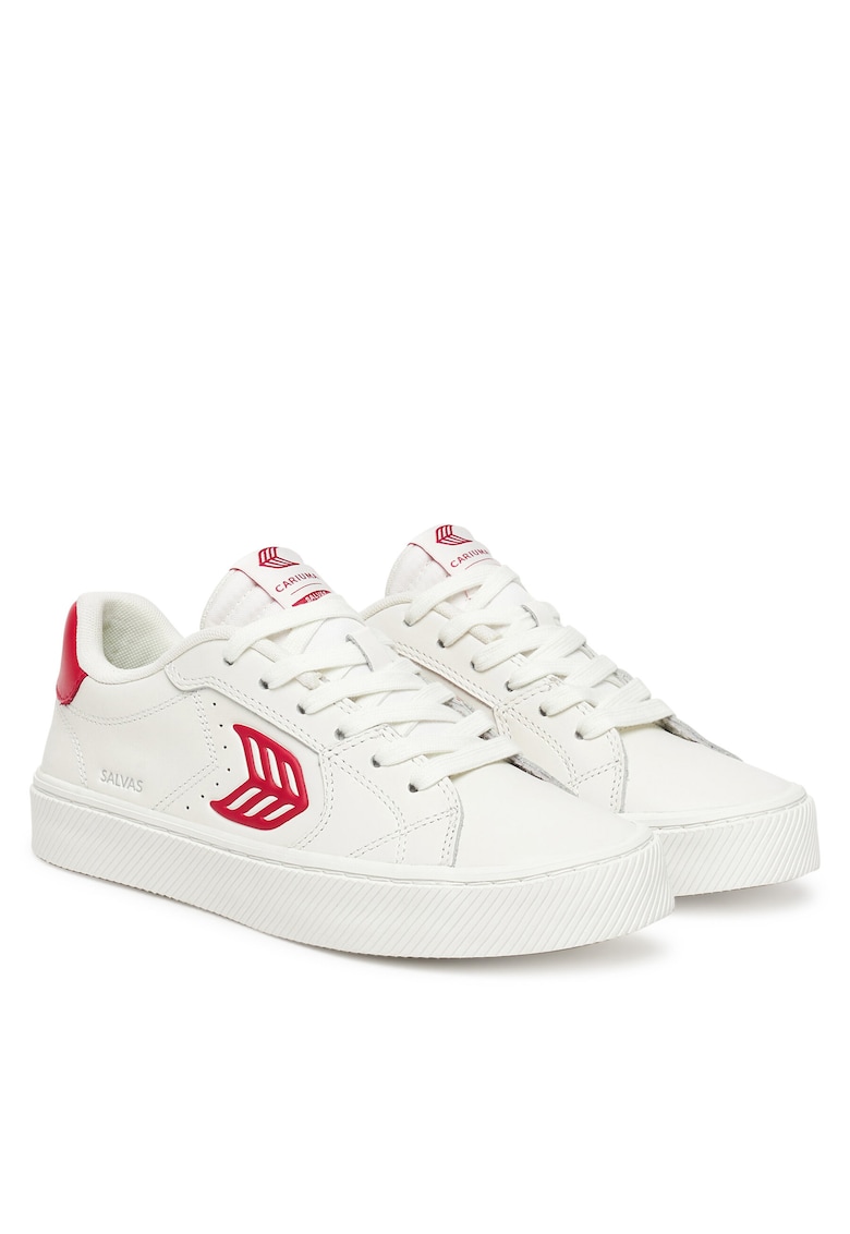 Pantofi sport dama - White Salvas - piele naturala - alb -