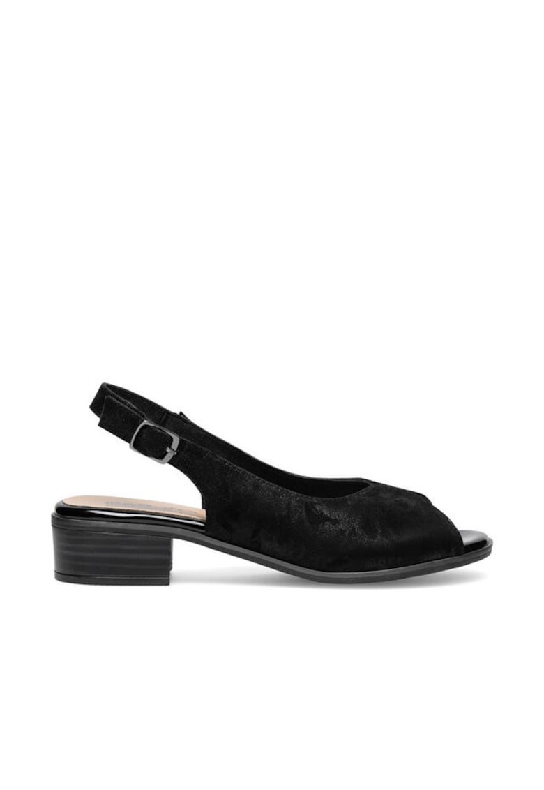 Sandale dama - WI23-LUCY-04 - piele naturala - negru -