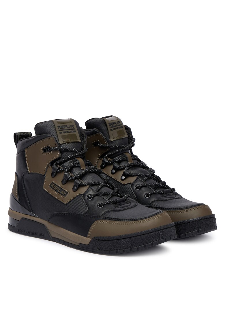 sport barbati - 1659 - piele naturala - Verde