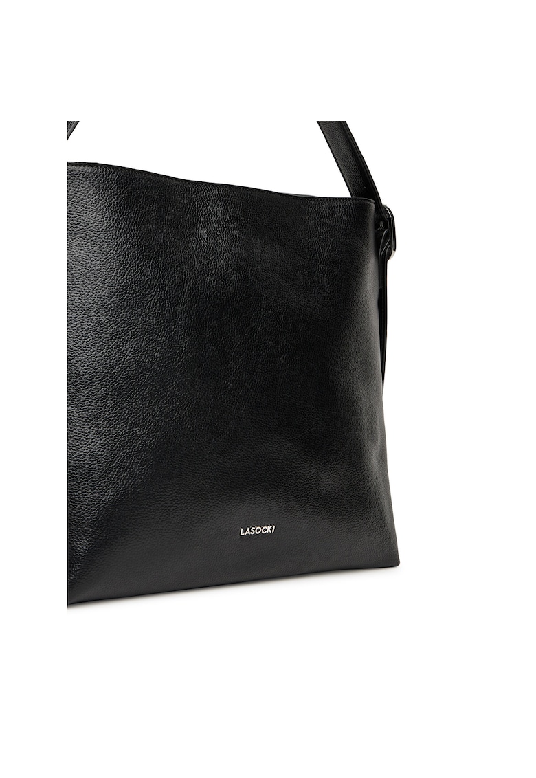 Geanta dama neagra - model C-LSK-L-005-08 - din material textil.