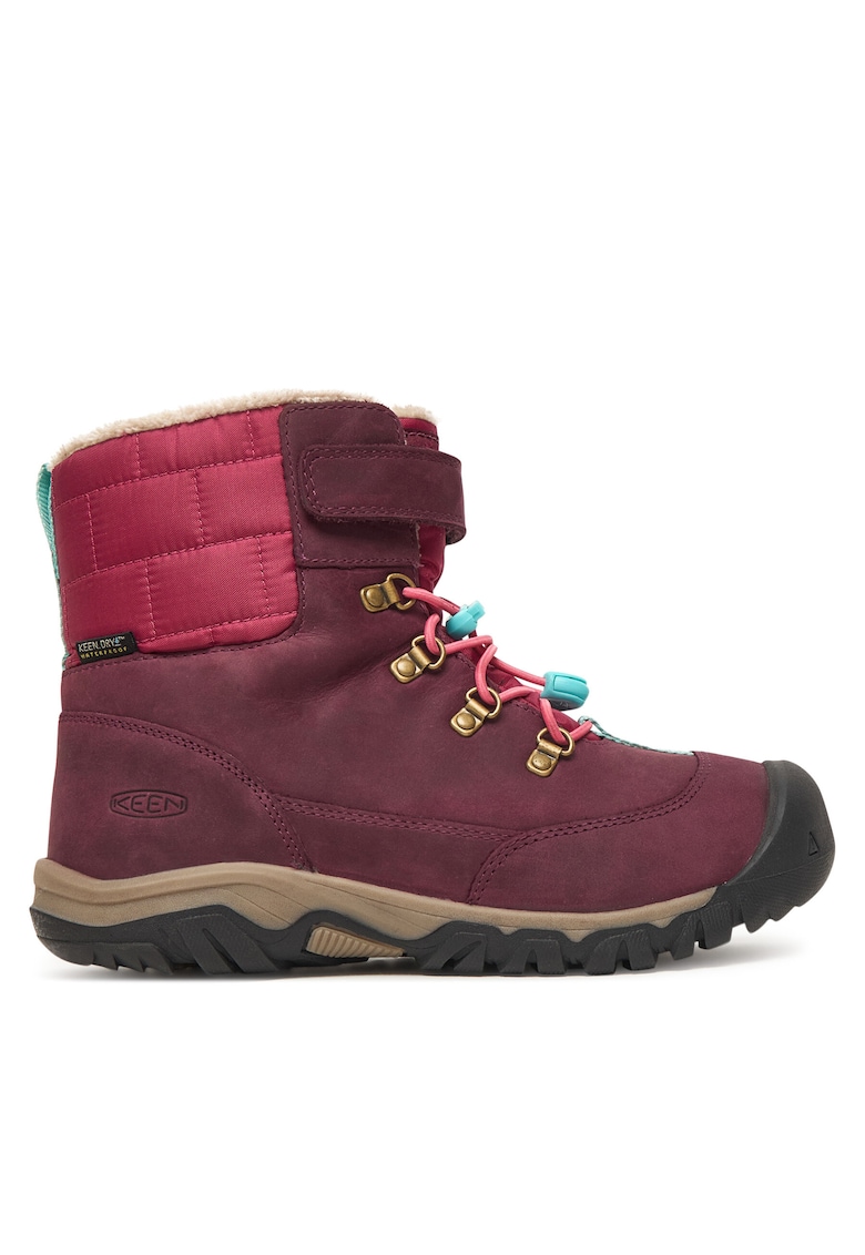 Keen Ghete sport fete - piele naturala - rosu