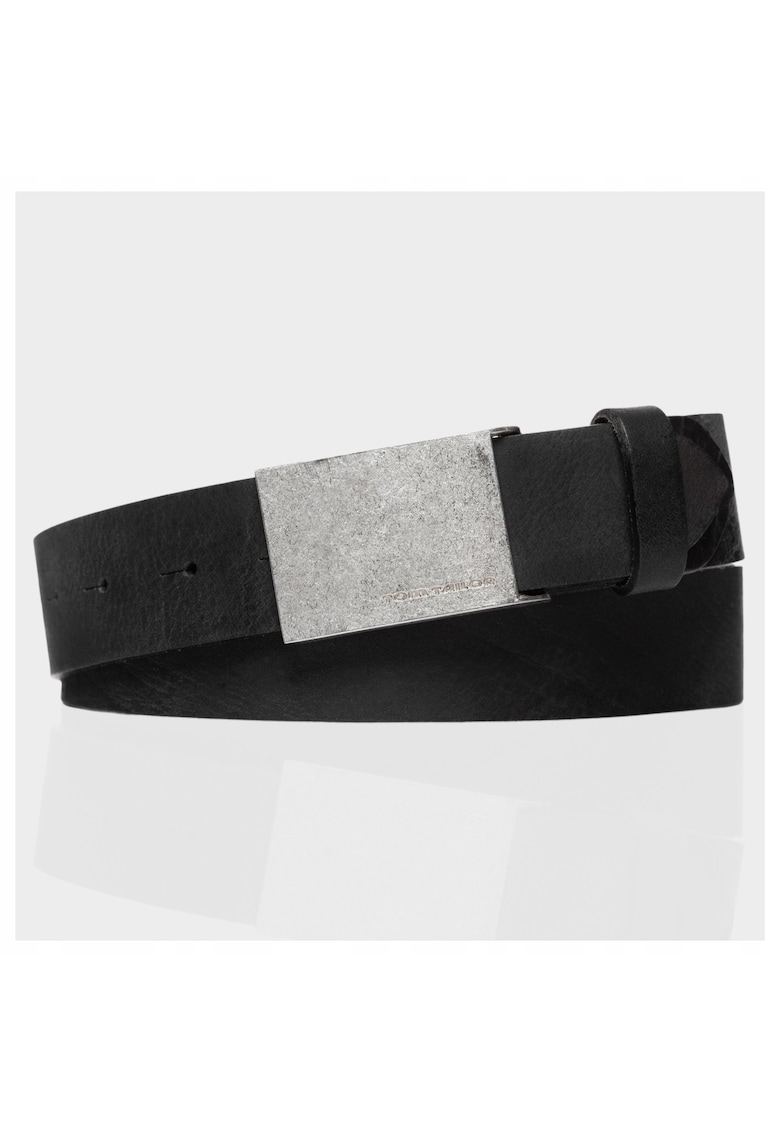 Purtator barbati - piele naturala - negru - 95 cm