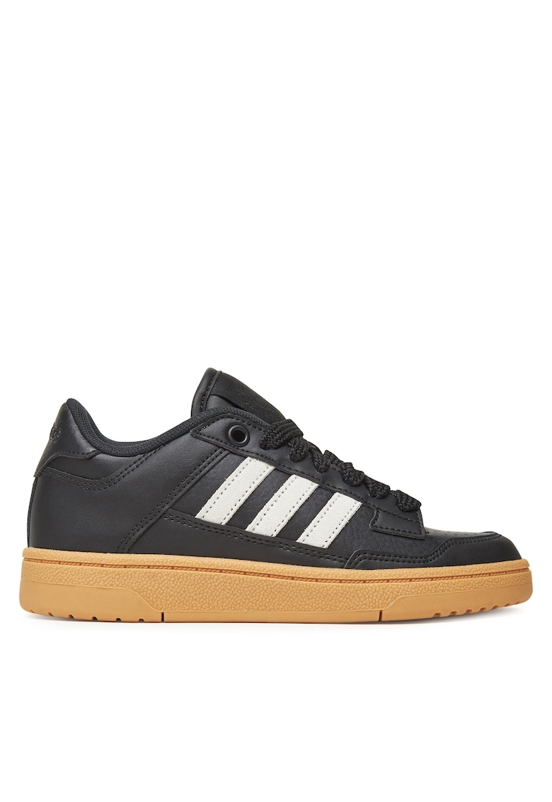 Pantofi sport copii - Rapid Court Low J JQ - piele ecologica - Cblack/Cwhite/Gum3