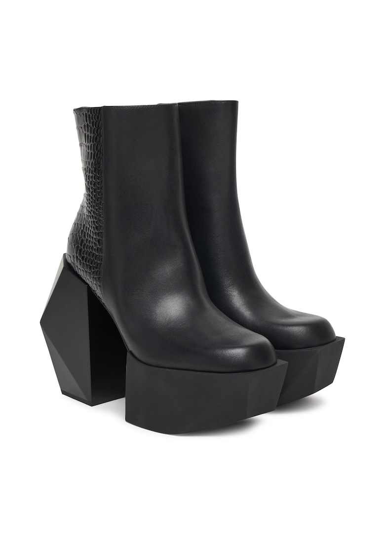 Pantofi dama 107538492 - Piele naturala - Negru -