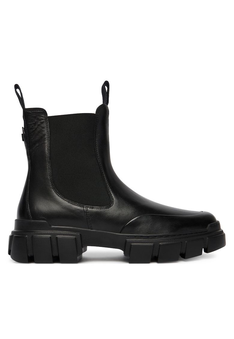 Ghete dama Hogl - piele naturala - negru - 0-102713-01000