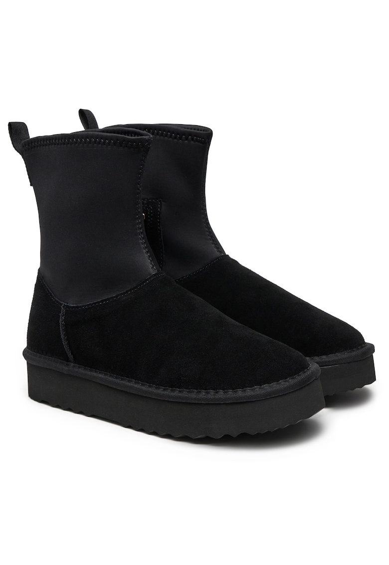 Cizme dama - cizme de zapada - piele naturala - negru -