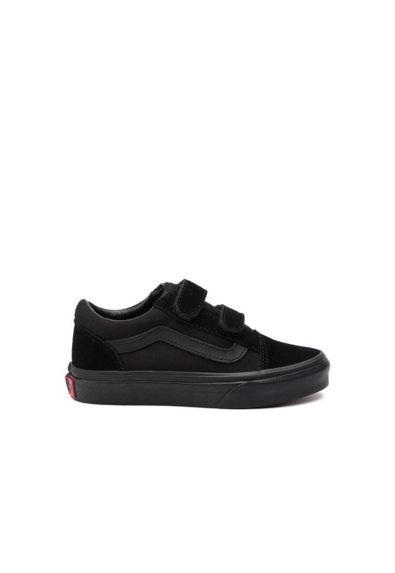 Tenisi copii - Old Skool - negru - piele naturala -