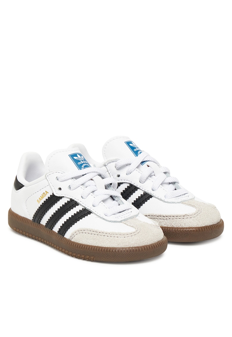 Pantofi copii - Samba Og - piele naturala - alb negru - unisex