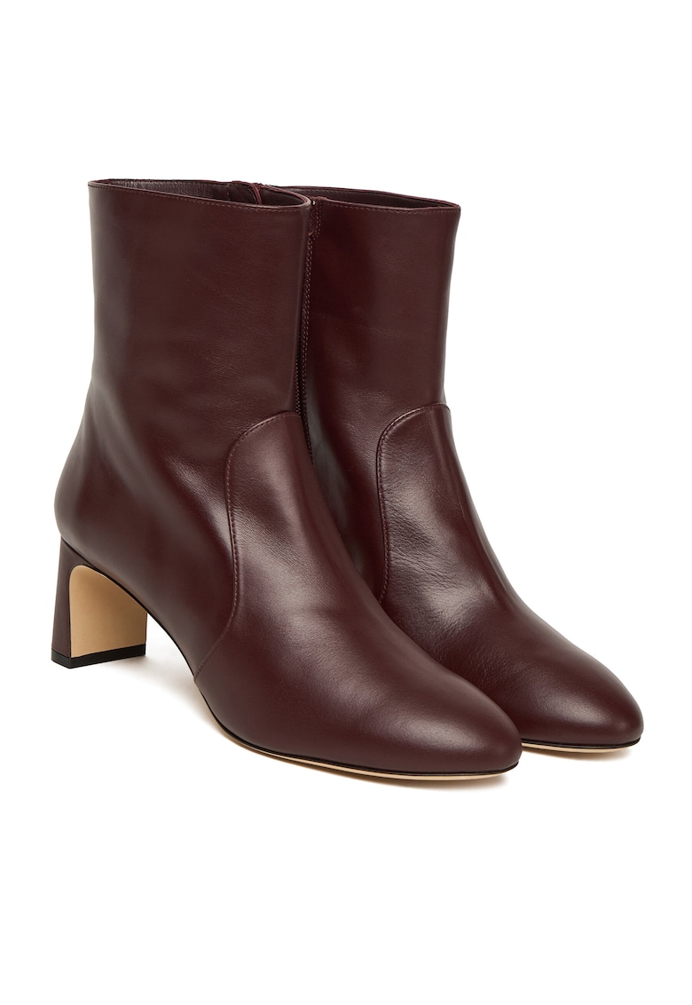 Stuart Weitzman Botine dama SL542 - Piele naturala - Maro