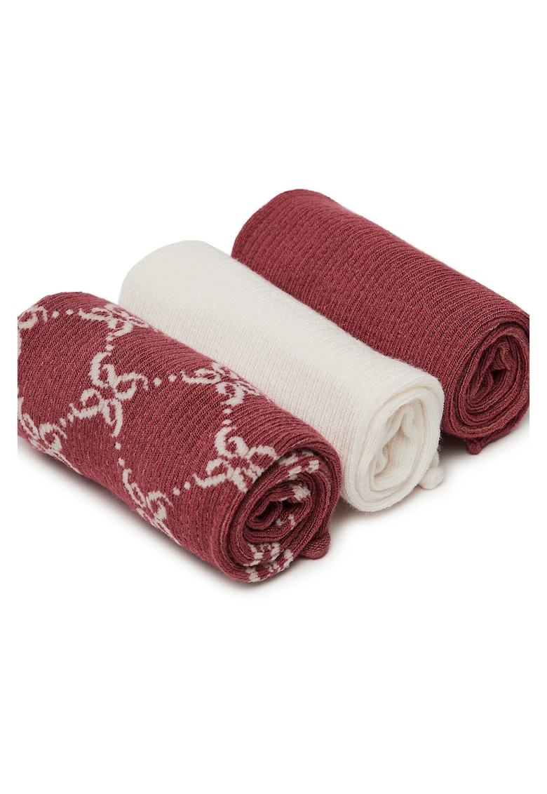 Sosete dama multicolor - set 3 perechidwqf