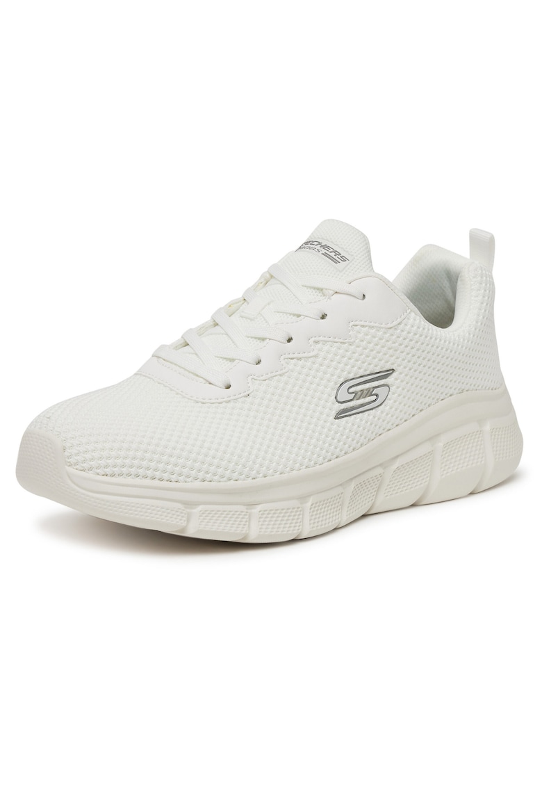 Skechers Tenisi barbati - BOBS B FLEX - textil - alb