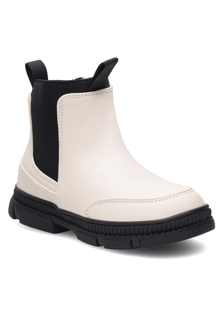 Ghete copii - bej - plastic - fermoar -