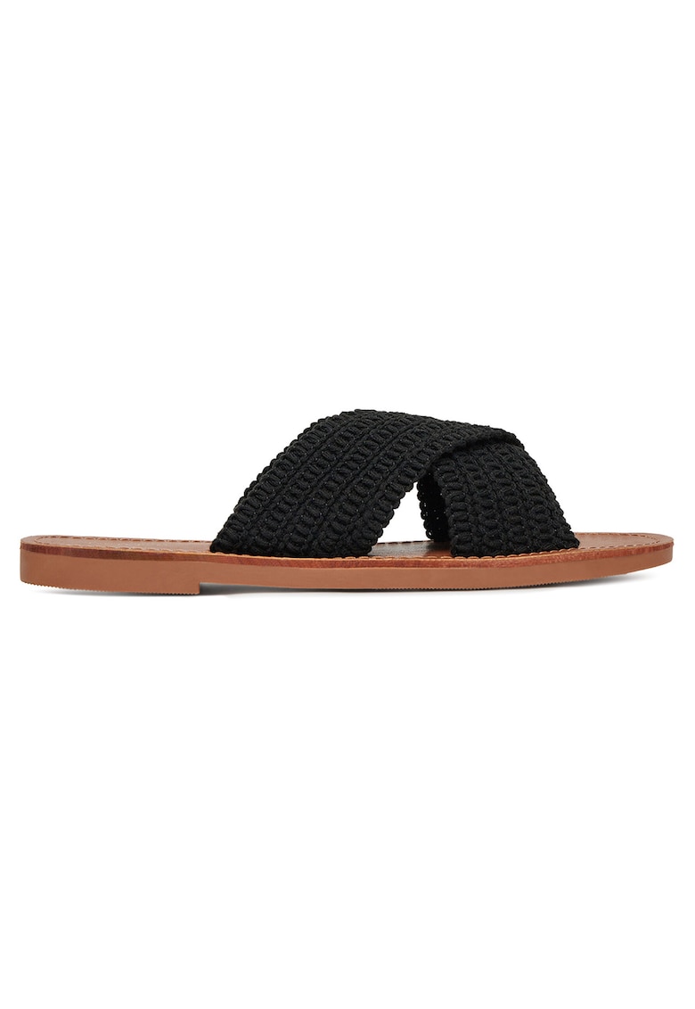 Papuci model E4736-1 - negru