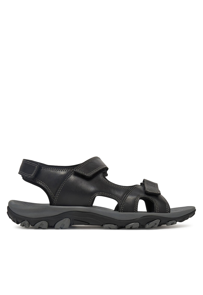 Sandale barbati RIKO-02 MB - piele naturala - negru
