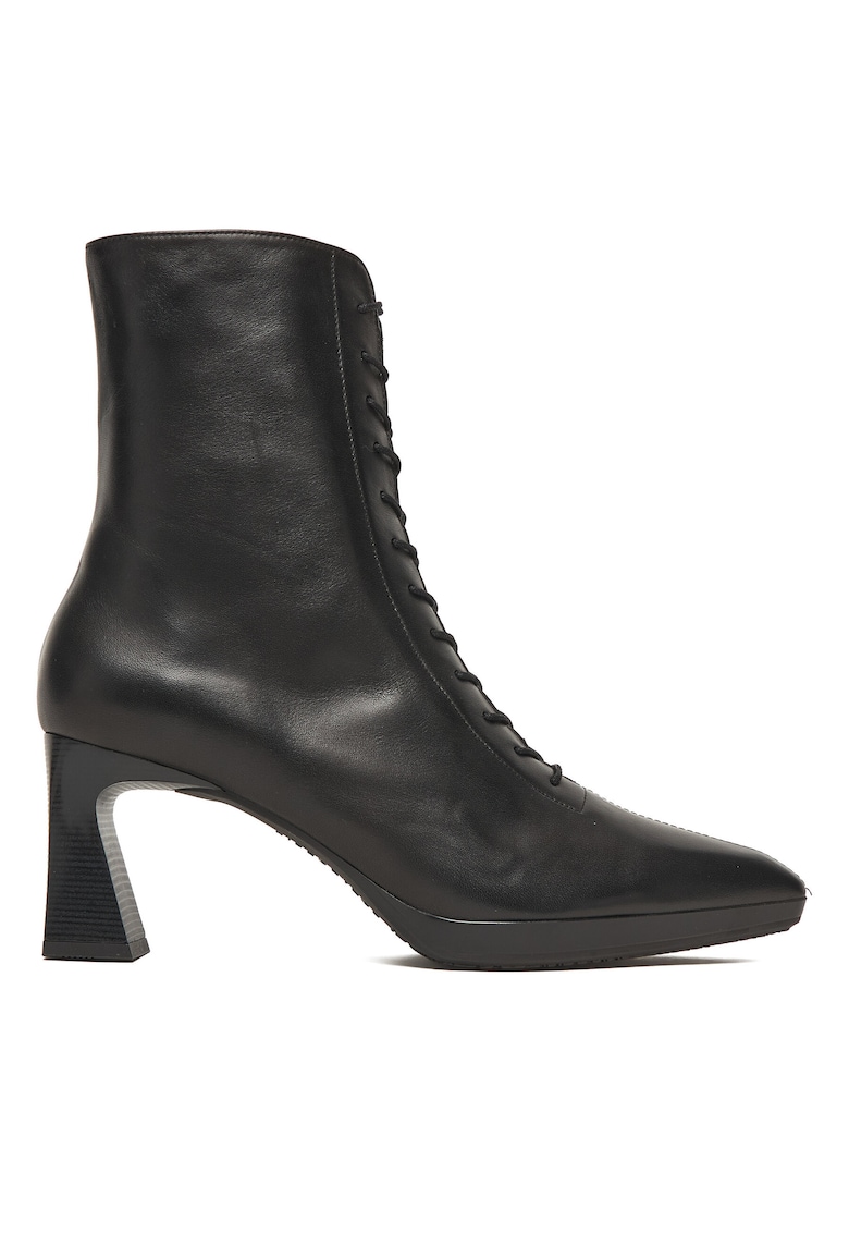 Botine dama piele naturala - negru - Negru