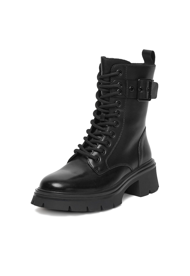 Ghete dama C-AMARA-MX1065-10 - Piele naturala - Negru