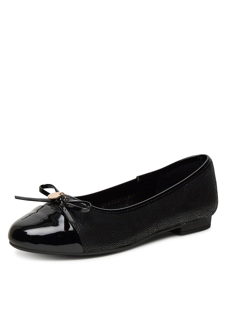 Balerini textil - negru - Negru