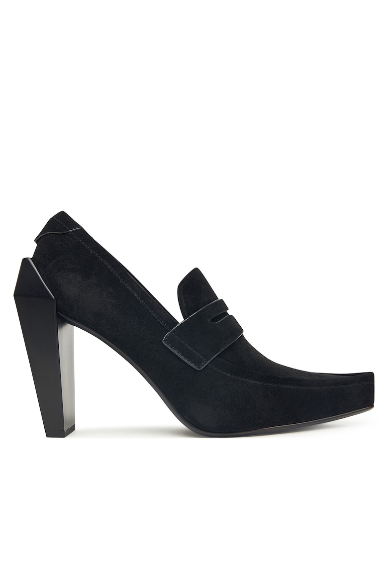 Pantofi dama Black II Gem Loafer Hi - Negru