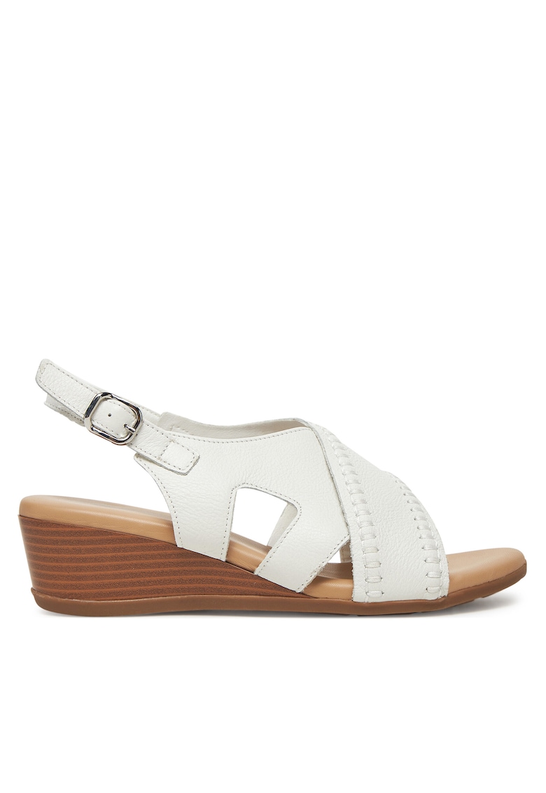 Sandale dama - WB-ELIA-03 - piele naturala - alb