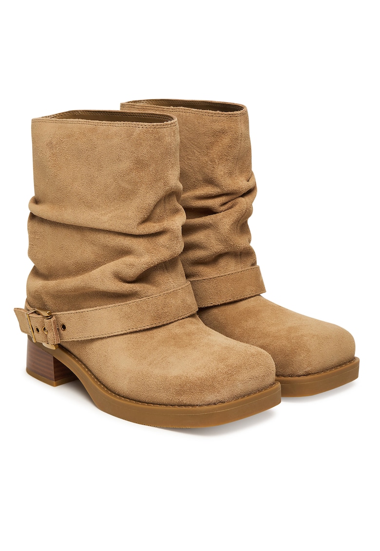 Michael Michael Kors Botine pentru dama 40F5COFE5S - Piele naturala - Maro
