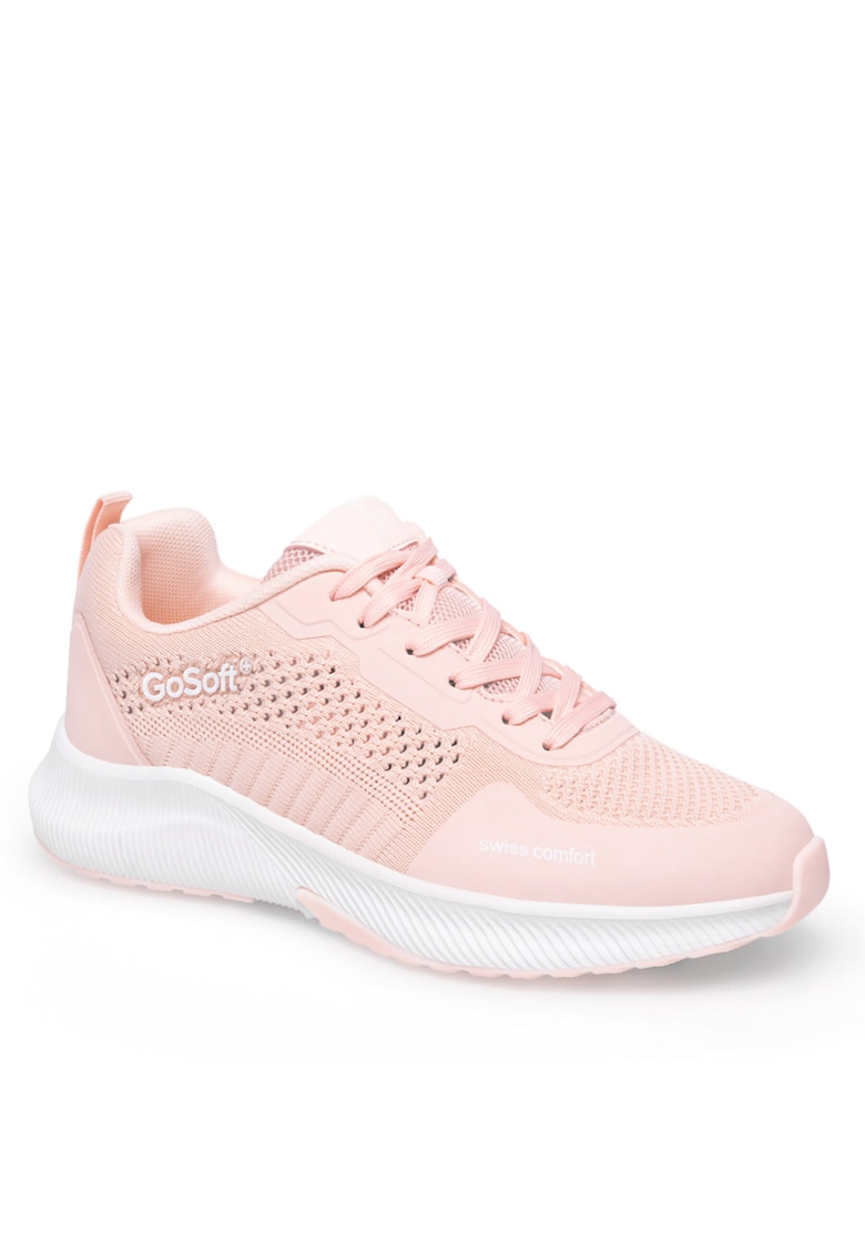 Pantofi sport dama model WP-12345 - roz - tesatura -