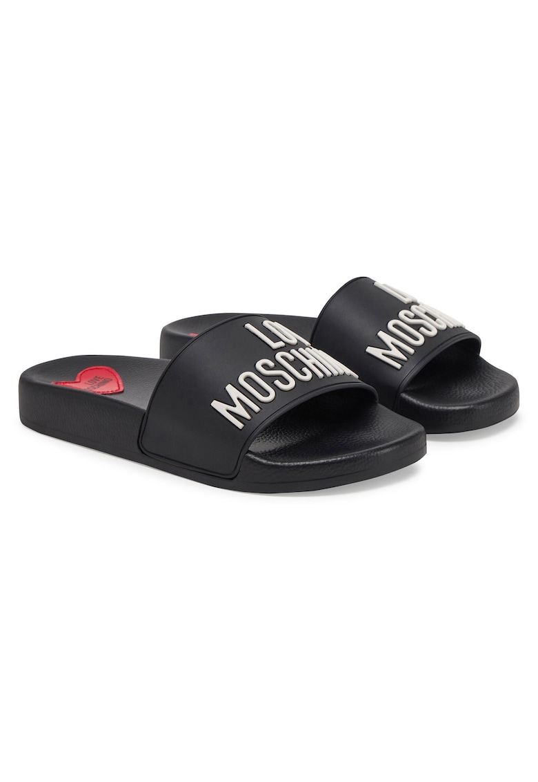 Papuci dama - negru - plastic -