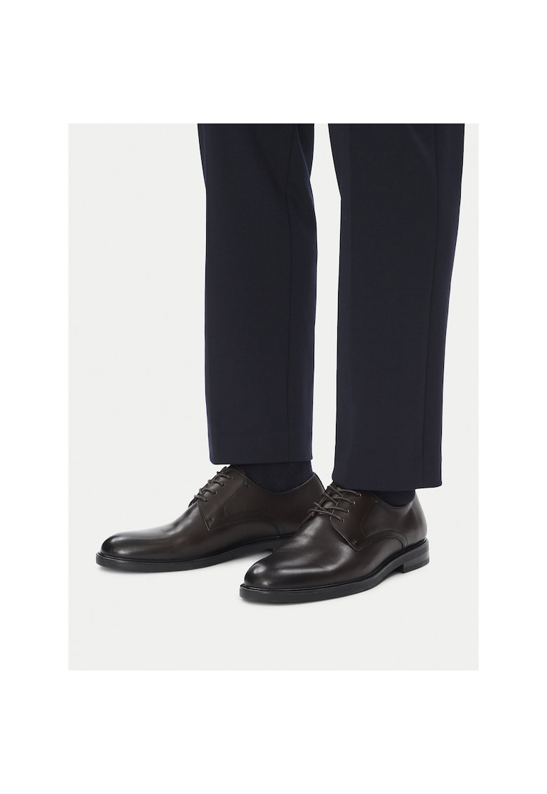 Ghete barbati piele naturala - maro