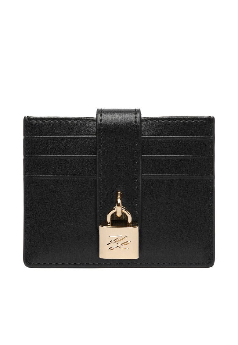 Portofel dama - etui na karty - negru/auriu - 992 B1W32025