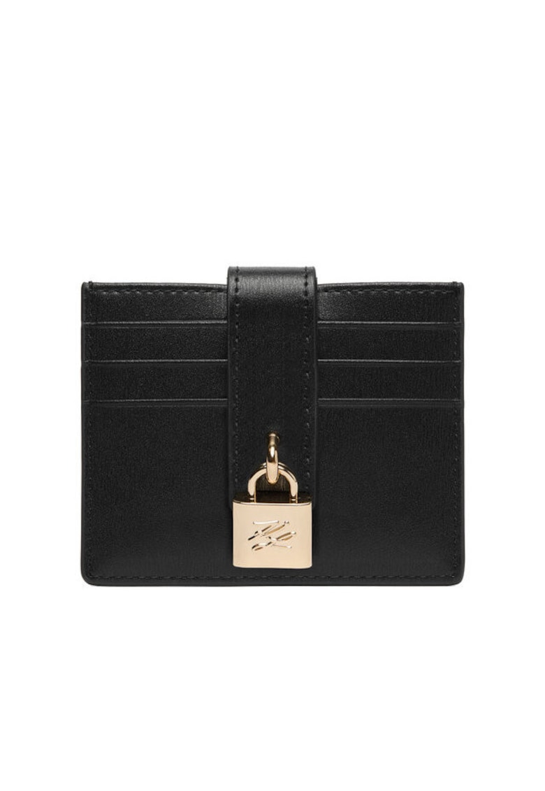 Portofel dama - etui na karty - negru/auriu - 992 B1W32025