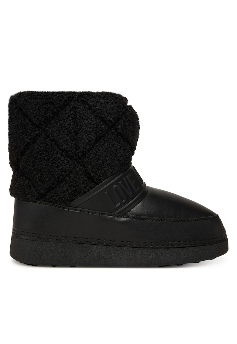 Love Moschino Ghete dama - de zapada - piele ecologica - negru