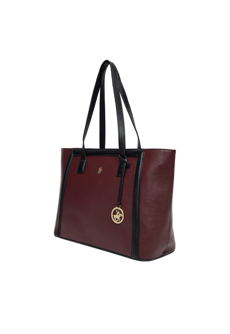 Geanta dama bordo - model C-BHPC-L-007-08 - material textil