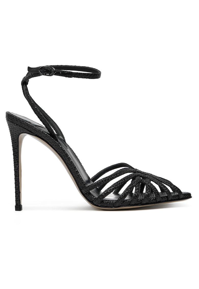 Sandale dama - Nero - piele naturala - negru -