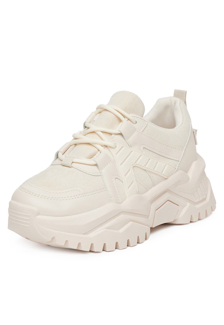 Pantofi sport dama model 9223 - bej - piele ecologica